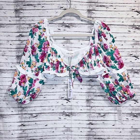 For Love & Lemons Imogen Crop Top - Picture 1 of 11